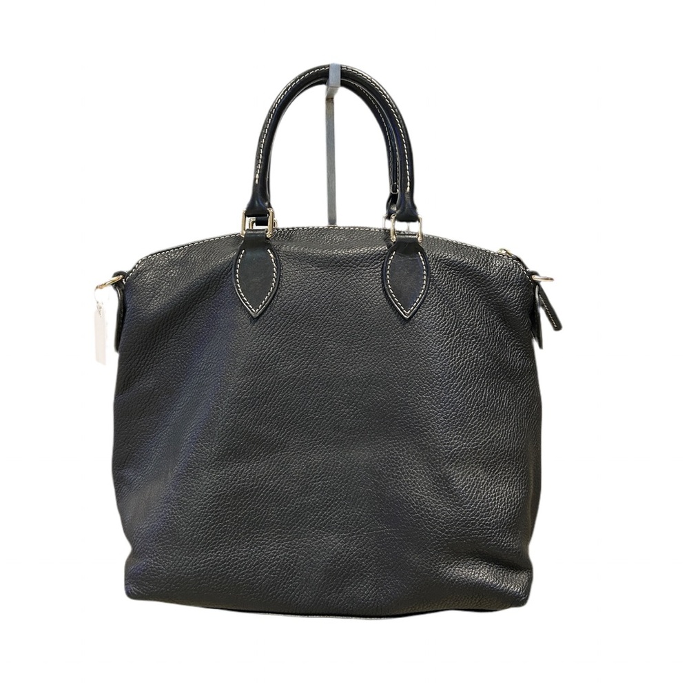 Dooney & Bourke Black Pebbled Leather Satchel - Picture 2 of 16